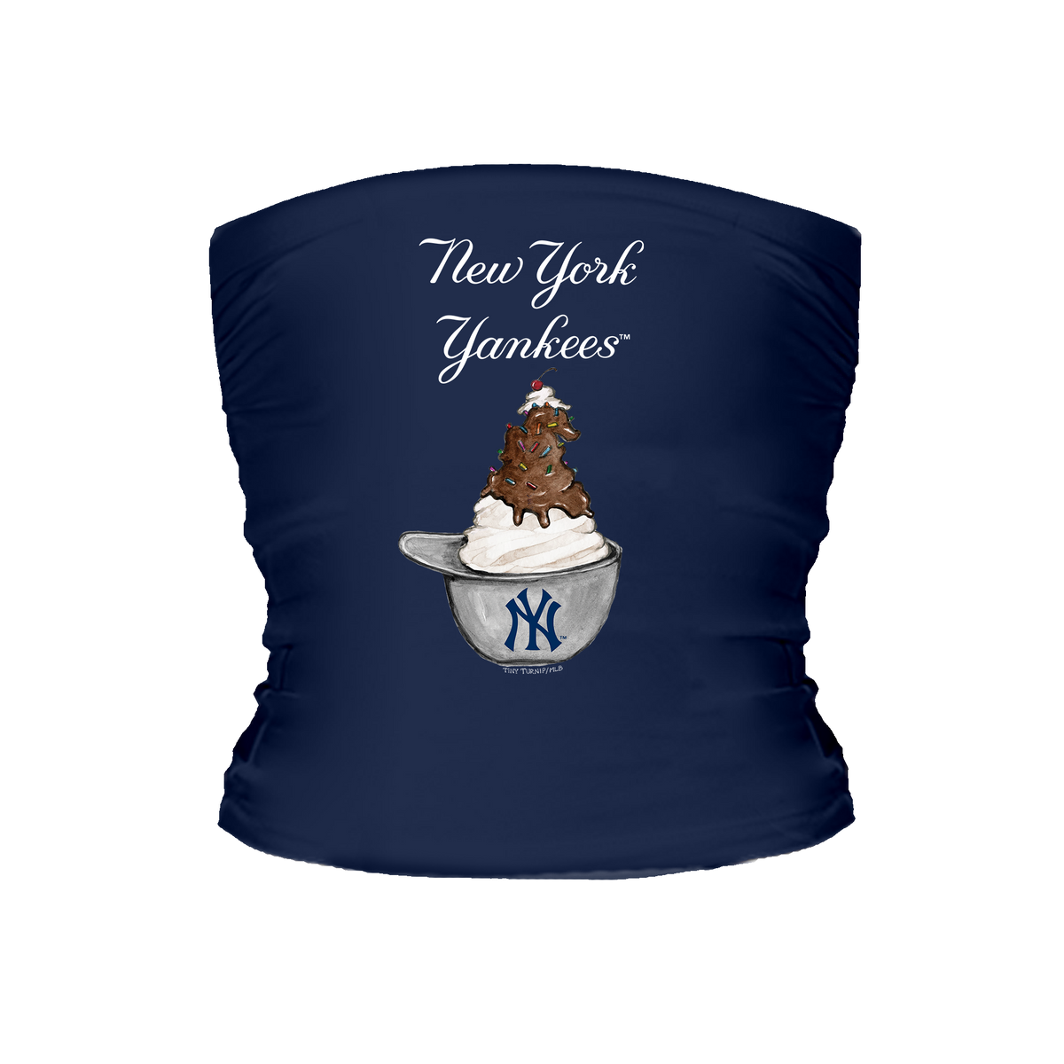 New York Yankees Sundae Helmet Tube Top - Tiny Turnip