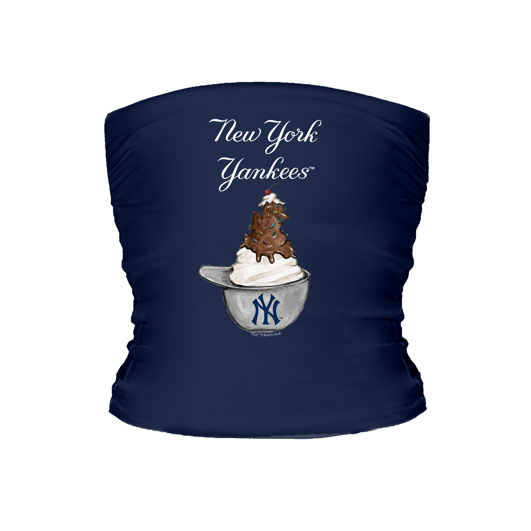 New York Yankees Sundae Helmet Tube Top - Tiny Turnip