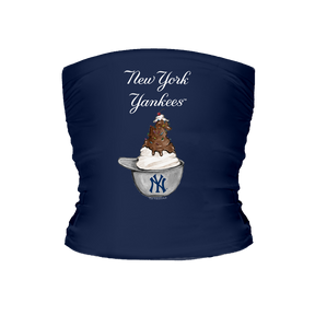 New York Yankees Sundae Helmet Tube Top - Tiny Turnip