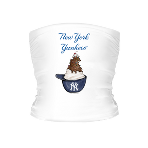 New York Yankees Sundae Helmet Tube Top - Tiny Turnip