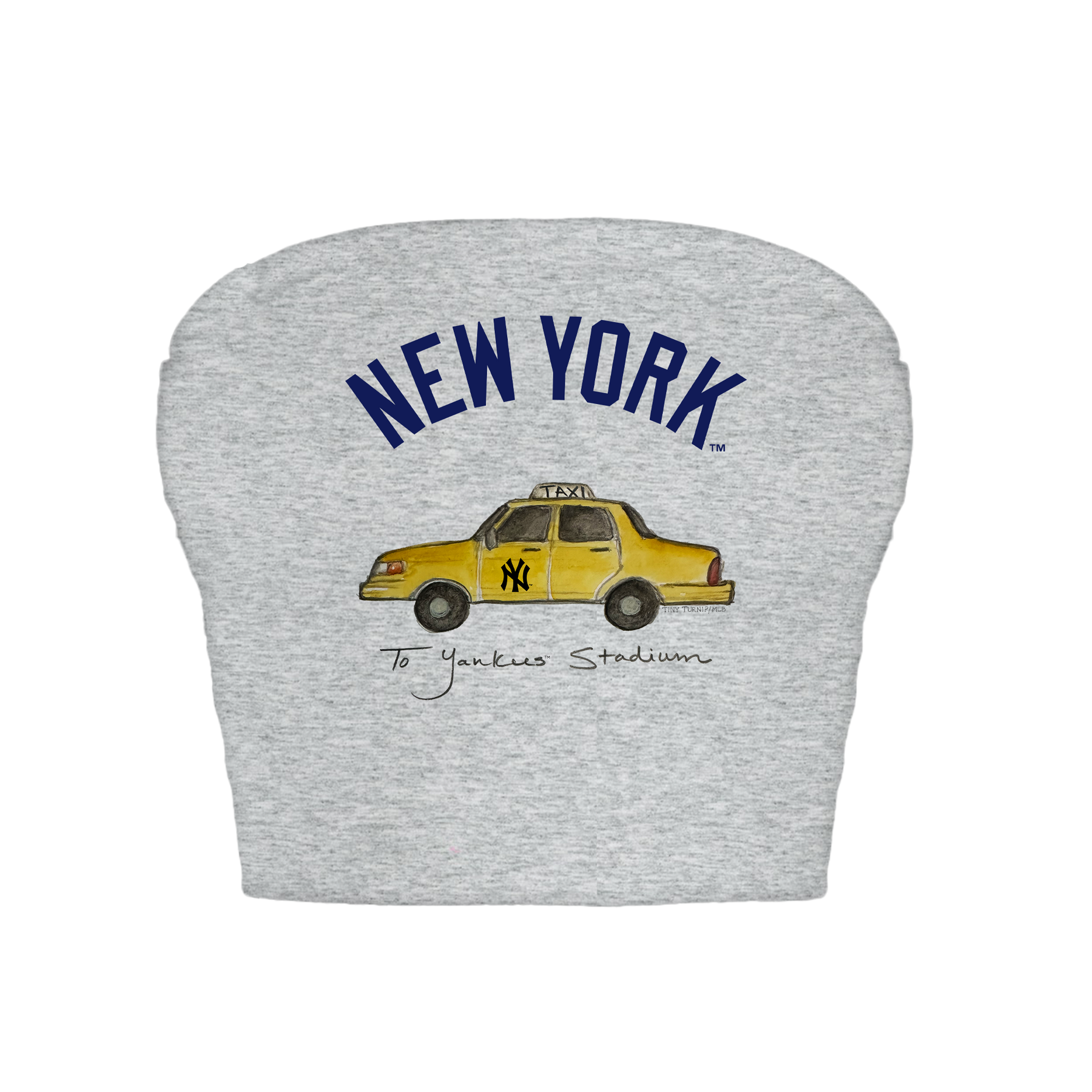 New York Yankees Taxi Crop Tube Top