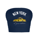 New York Yankees Taxi Crop Tube Top
