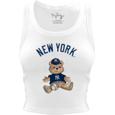 New York Yankees Teddy Crop Tank