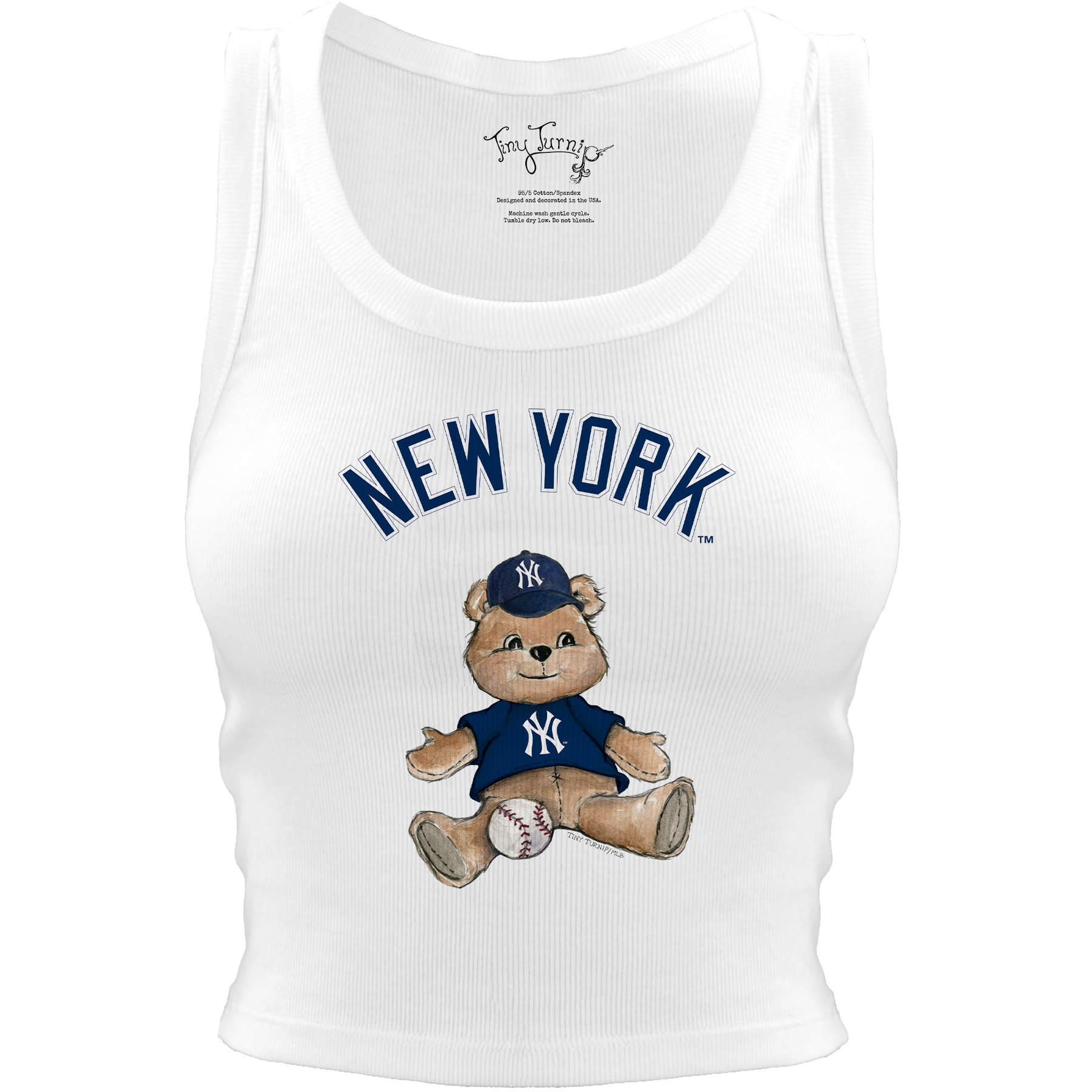 New York Yankees Teddy Crop Tank