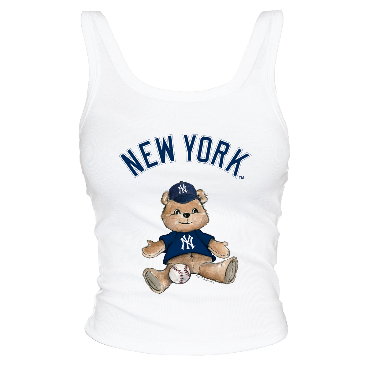 New York Yankees Teddy OG Ribbed Tank– Tiny Turnip