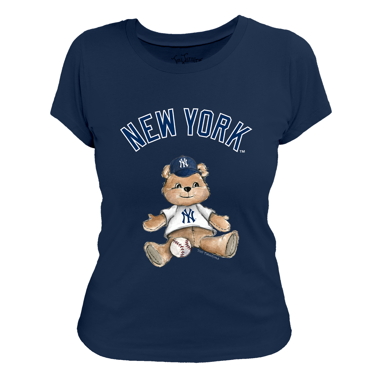 New York Yankees Boy Teddy Women's Tee Shirt