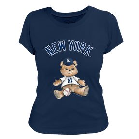 New York Yankees Boy Teddy Women's Tee Shirt