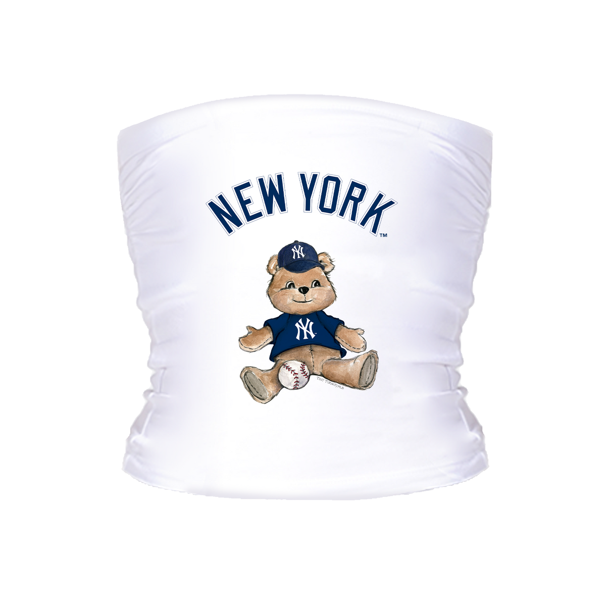 New York Yankees Teddy Crop Tube Top