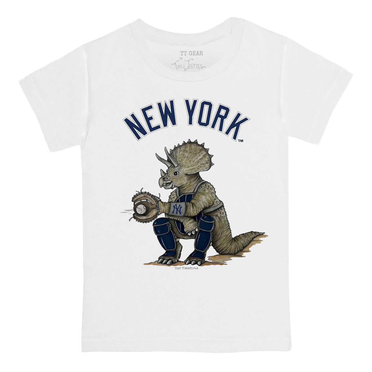 New York Yankees Triceratops Tee Shirt