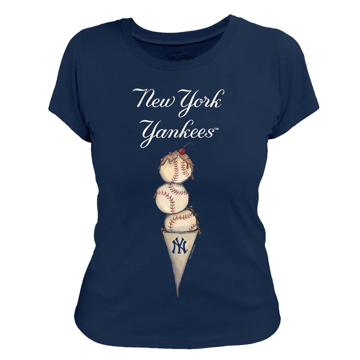 New York Yankees Triple Scoop Women's Tee Shirt