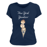 New York Yankees Triple Scoop Women's Tee Shirt