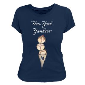 New York Yankees Triple Scoop Women's Tee Shirt