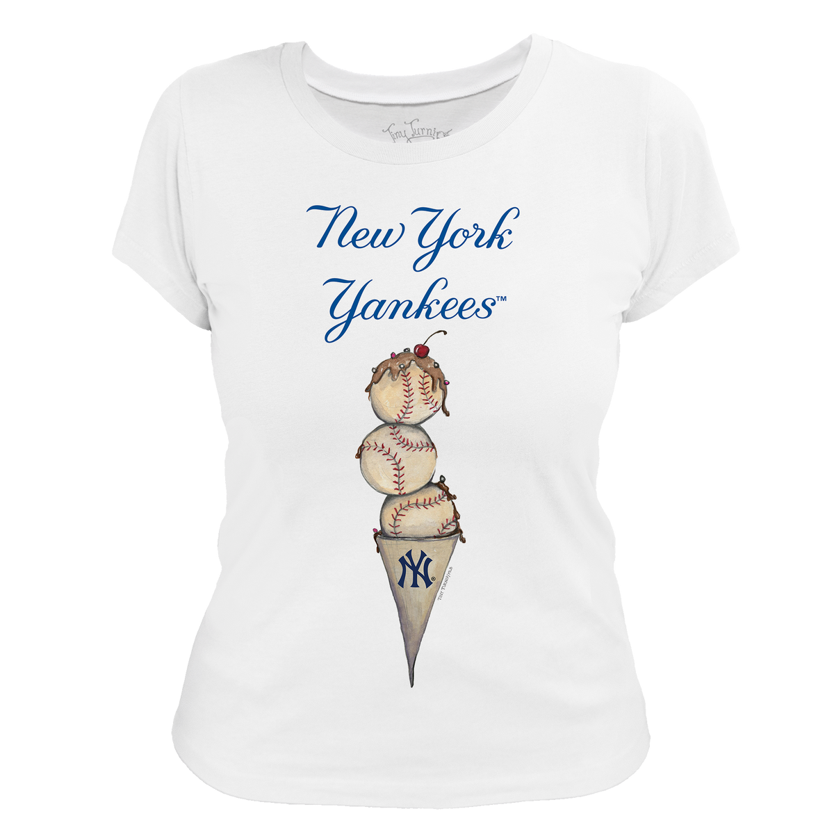 New York Yankees Triple Scoop Women's Tee Shirt