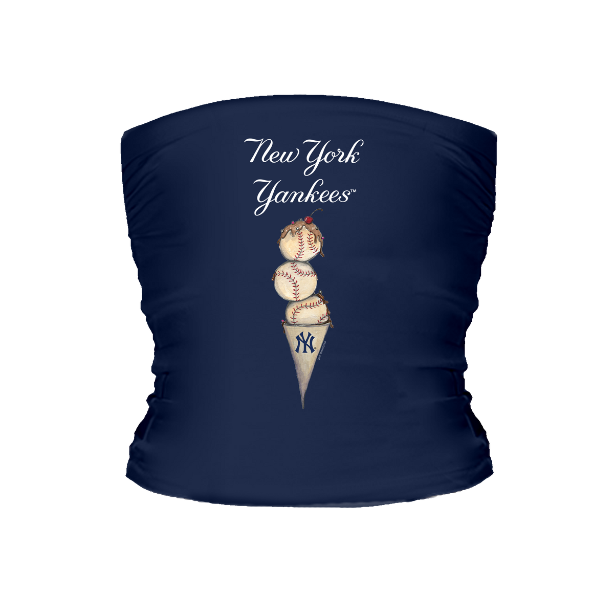 New York Yankees Triple Scoop Tube Top - Tiny Turnip