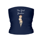 New York Yankees Triple Scoop Tube Top - Tiny Turnip