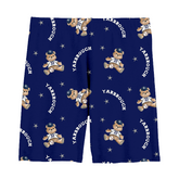 Teddy w/ Name, Number - Girl Shorts - Tiny Turnip