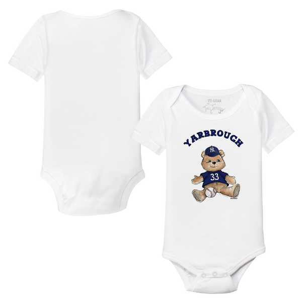 VIP MLB Teddy w/ Name, Number - Short Sleeve Snapper - Tiny Turnip