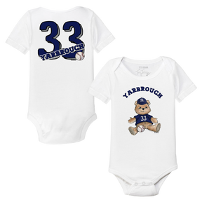 Teddy w/ Name, Number - Short Sleeve Snapper - Tiny Turnip
