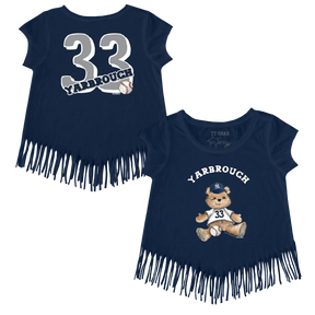 Teddy w/ Name, Number - Fringe Tee - Tiny Turnip