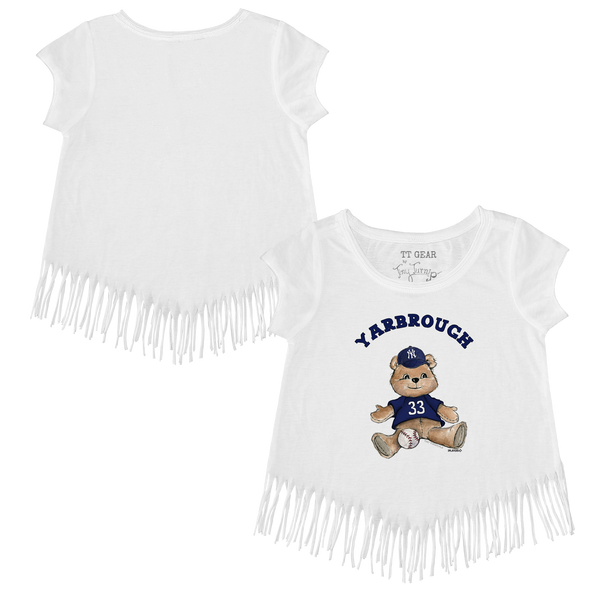 VIP MLB MLB Teddy w/ Name, Number - Fringe Tee - Tiny Turnip