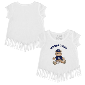 VIP MLB MLB Teddy w/ Name, Number - Fringe Tee - Tiny Turnip
