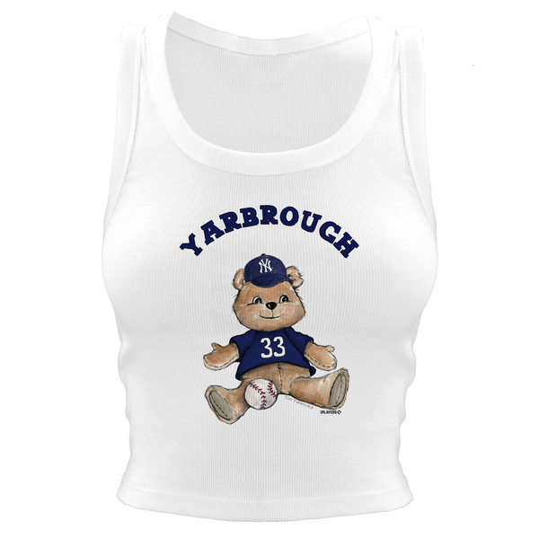 VIP MLB Teddy w/ Name, Number - Crop Tank - Tiny Turnip