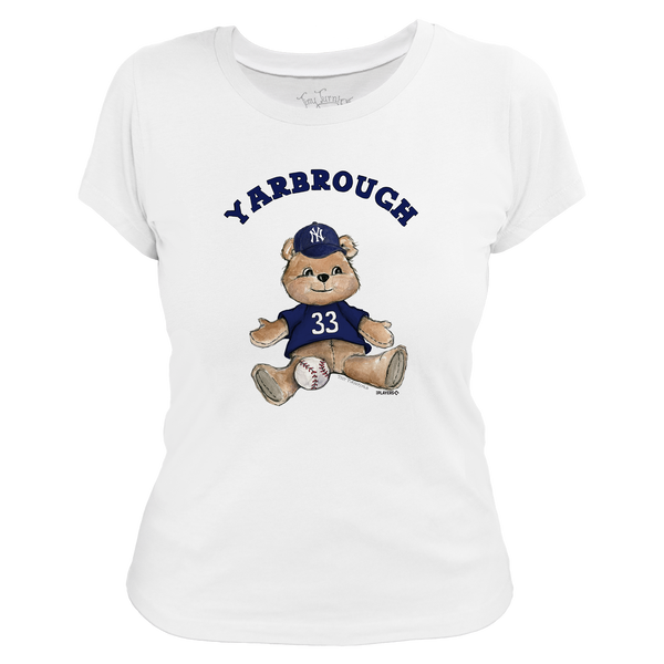 VIP MLB Teddy w/ Name, Number - Women's Tee Shirt - Tiny Turnip