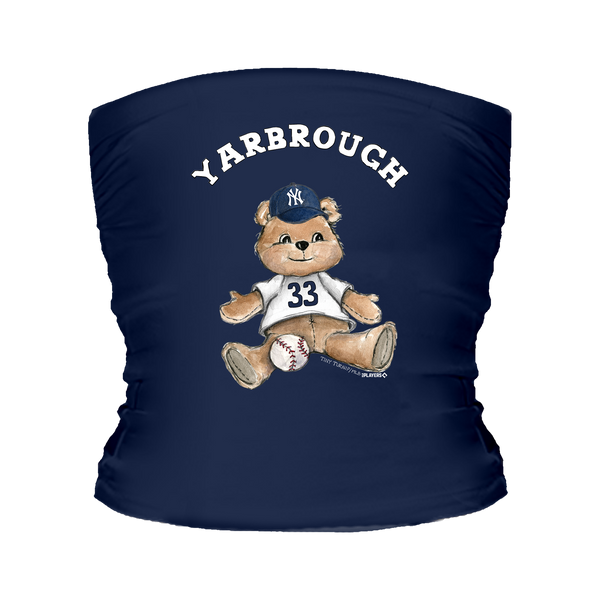 VIP MLB Teddy w/ Name, Number - Tube Top - Tiny Turnip