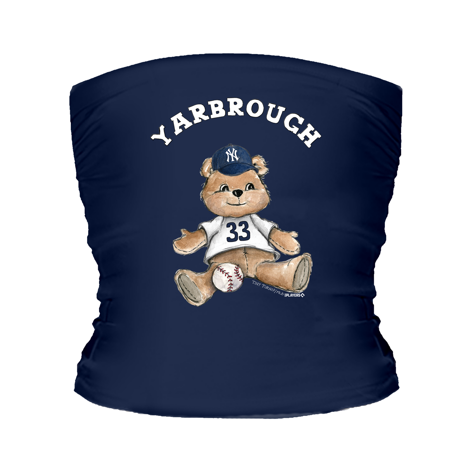 VIP MLB Teddy w/ Name, Number - Tube Top - Tiny Turnip