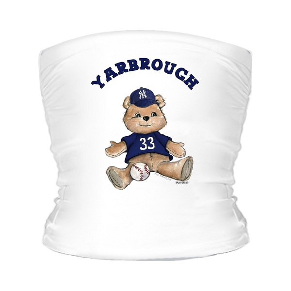 VIP MLB Teddy w/ Name, Number - Tube Top - Tiny Turnip