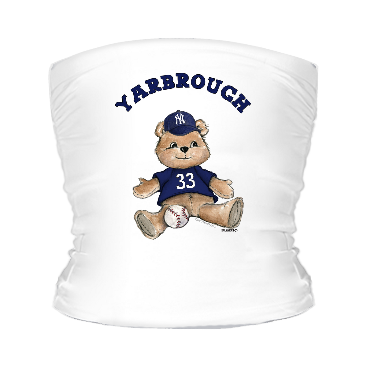 VIP MLB Teddy w/ Name, Number - Tube Top - Tiny Turnip