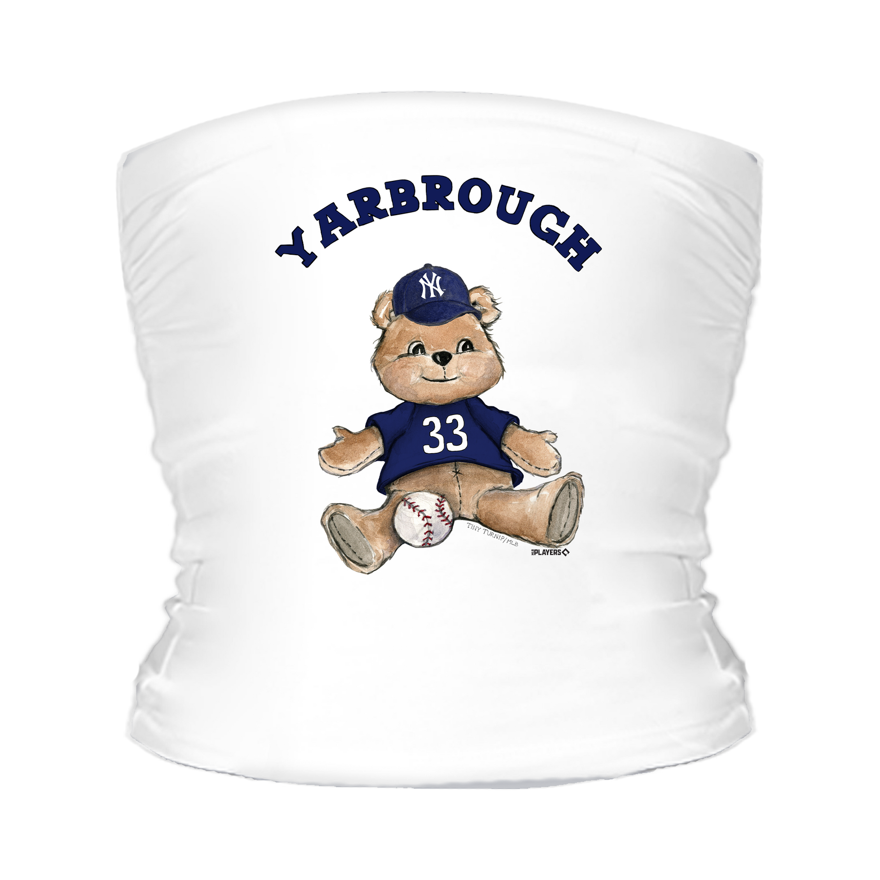 VIP MLB Teddy w/ Name, Number - Tube Top - Tiny Turnip