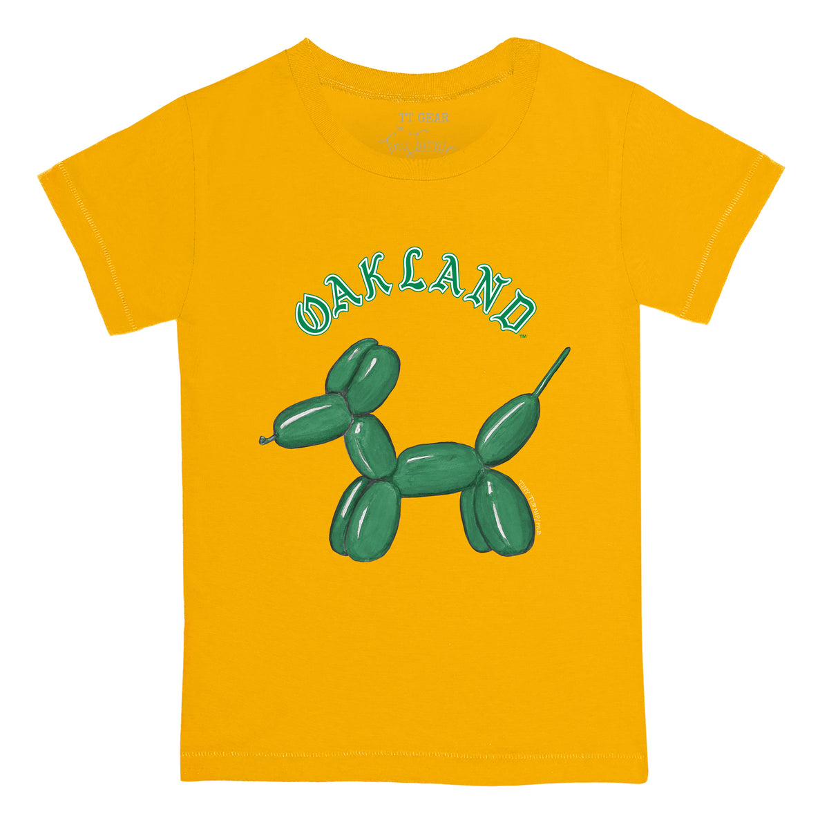 Oakland Athletics Balloon Dog Tee Shirt