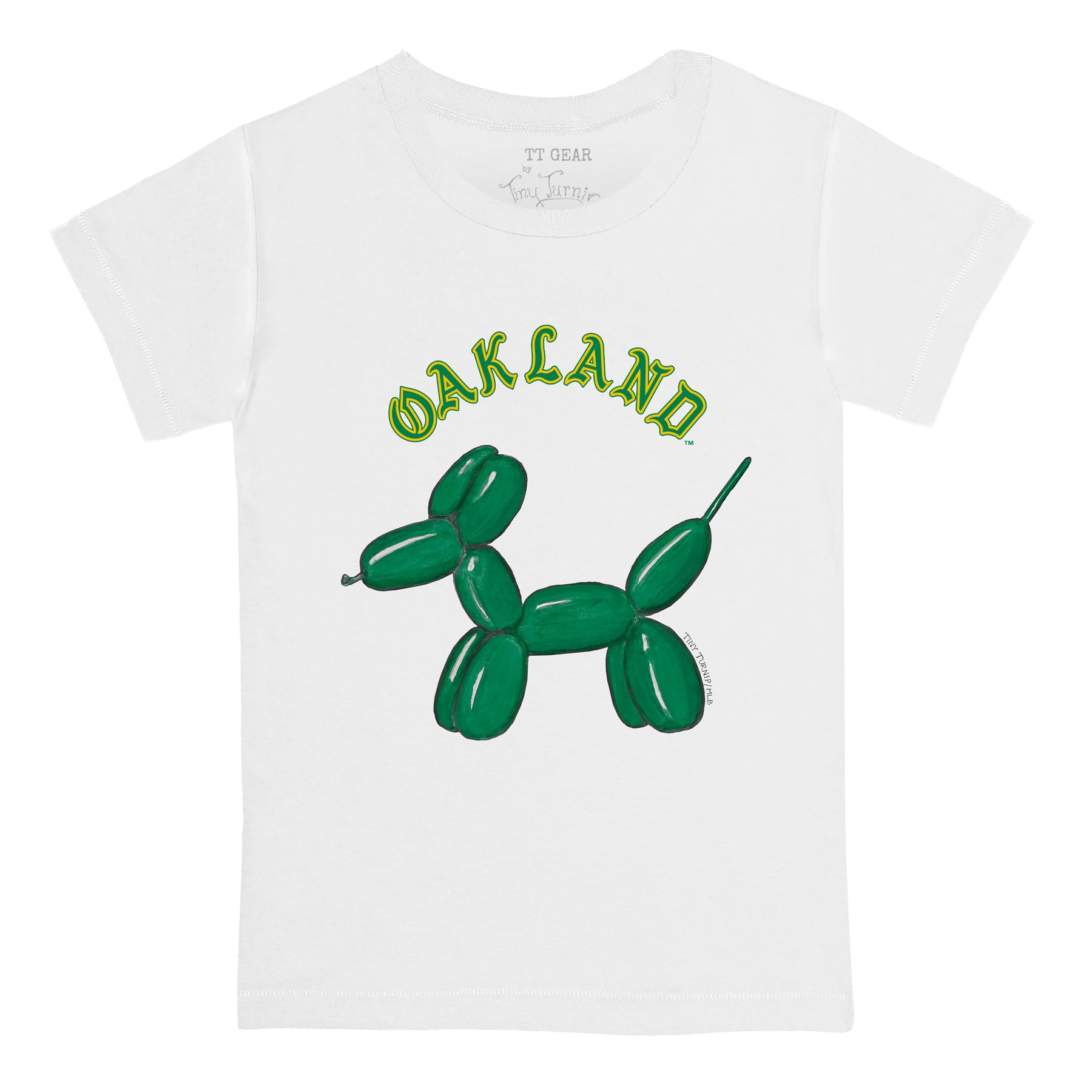 Oakland Athletics Balloon Dog Tee Shirt