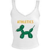 Oakland Athletics Balloon Dog Lace Tank