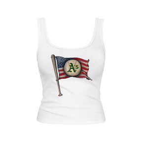 Oakland Athletics Baseball Flag Emmy Tank