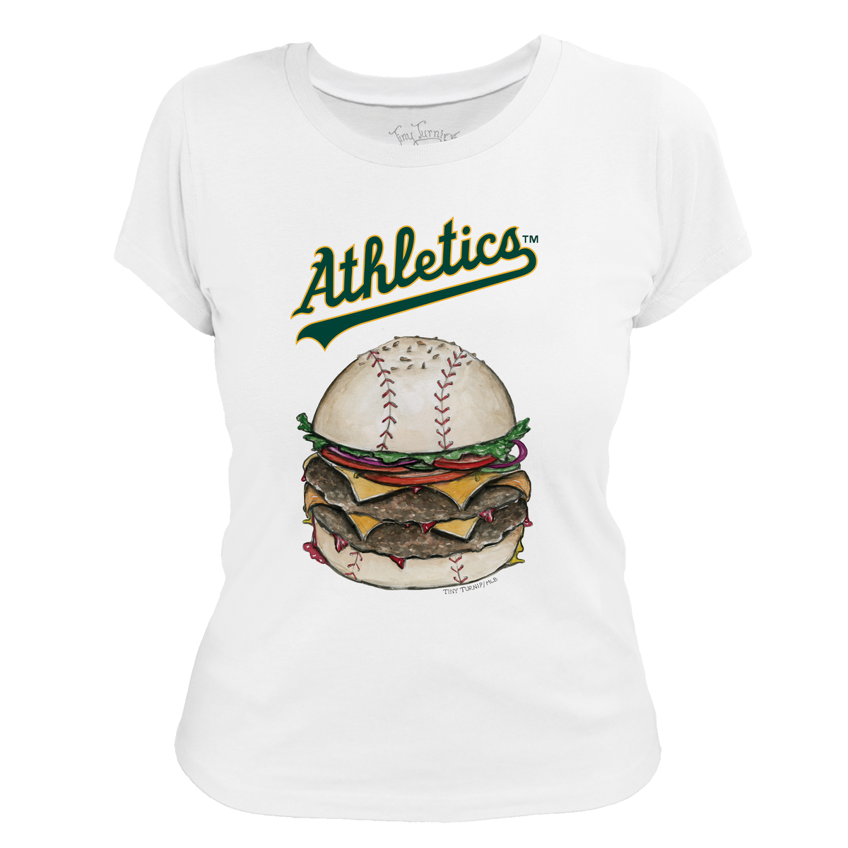 Oakland Athletics Burger Tee Shirt