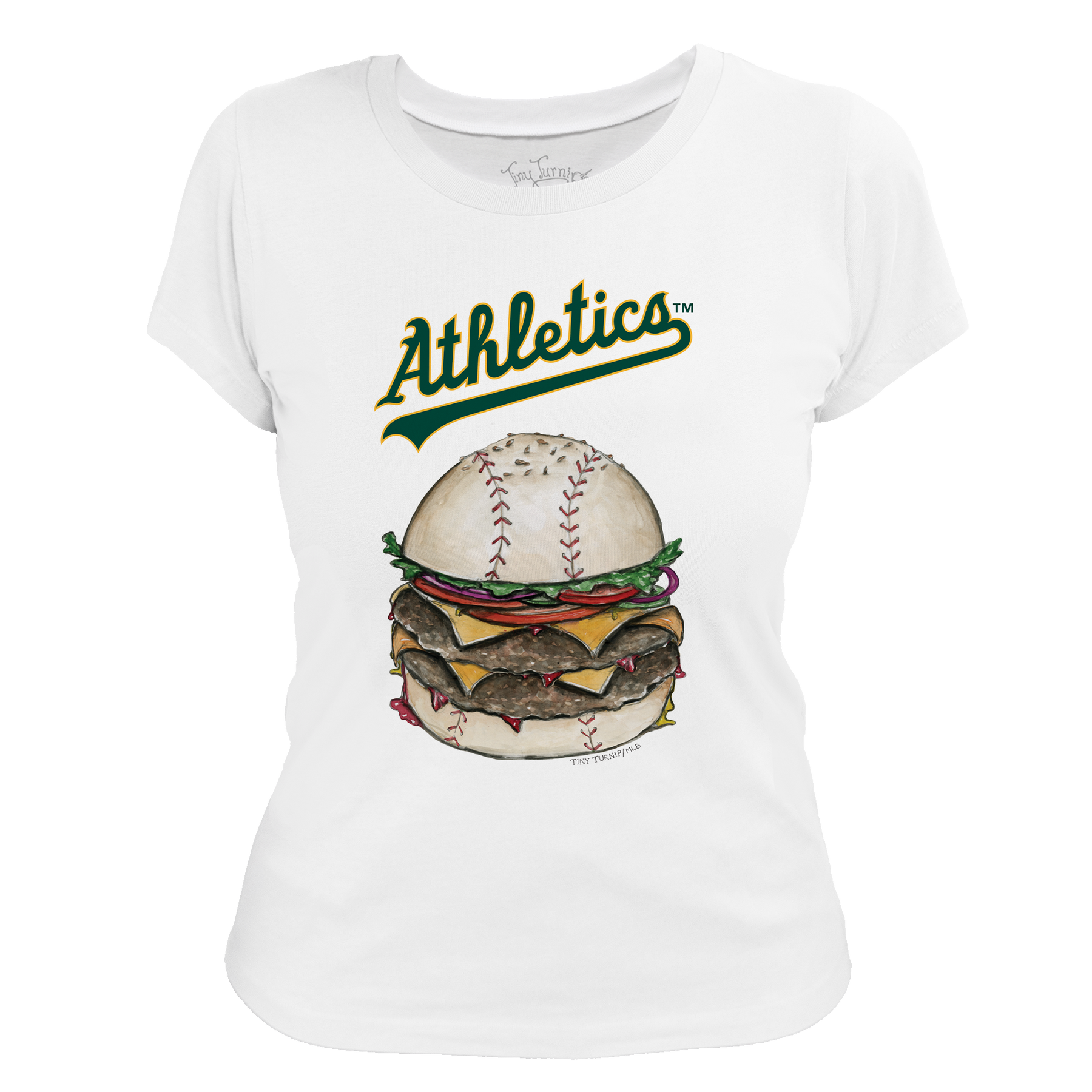 Oakland Athletics Burger Tee Shirt