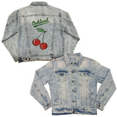 Oakland Athletics Boyfriend Denim Jacket