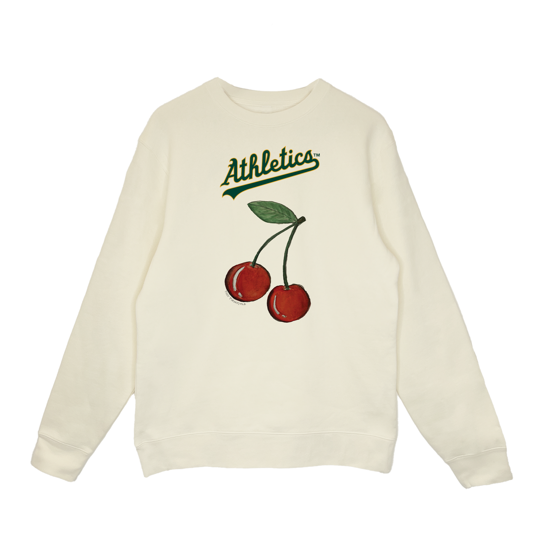 Oakland Athletics Cherry Crewneck Sweatshirt