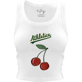 Oakland Athletics Cherry Crop Tank - Tiny Turnip