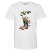 Oakland Athletics Cowboy Boot Tee Shirt