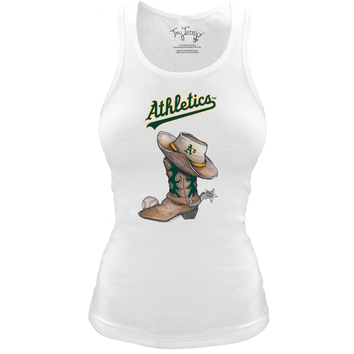 Oakland Athletics Cowboy Boot Classic Tank