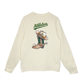 Oakland Athletics Cowboy Boot Crewneck Sweatshirt