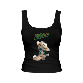 Oakland Athletics Cowboy Boot Emmy Tank