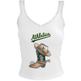 Oakland Athletics Cowboy Boot Lace Tank