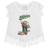 Oakland Athletics Cowboy Boot Fringe Tee