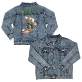 Oakland Athletics Cowboy Boot Kid's Denim Jacket