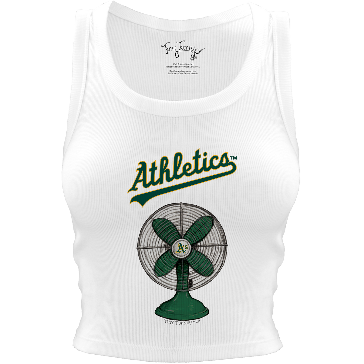 Oakland Athletics Fan Crop Tank