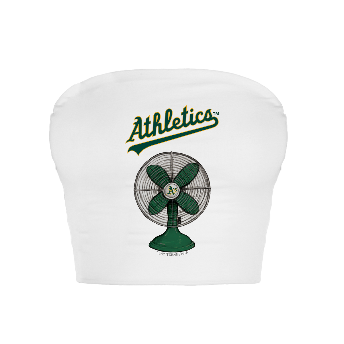 Oakland Athletics Fan Crop Tube Top